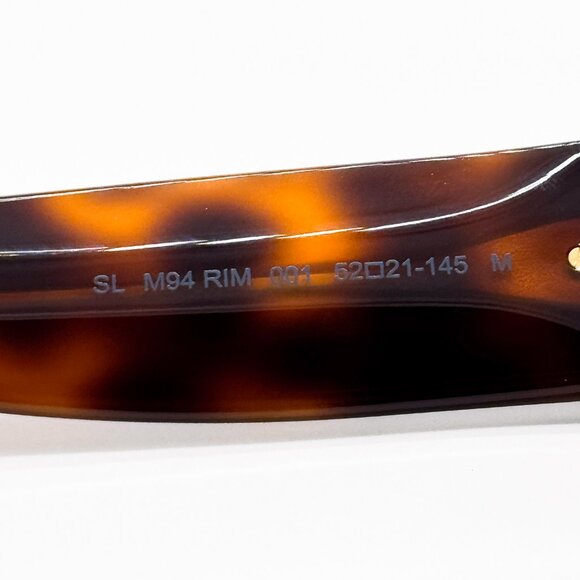 NEW SAINT LAURENT SL M94 RIM 001 SUNGLASSES WOMEN ROUND HAVANA SLM94 RIM 001 - Picture 9 of 11